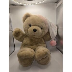 Vtg Chosun Heart To Heart Bear Stuffed Plush-no Heart